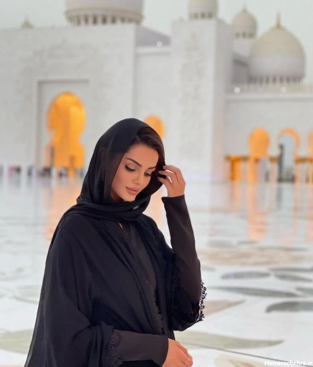 تصاویر جدید از مهلقا جابری، در مسجد شیخ زاید