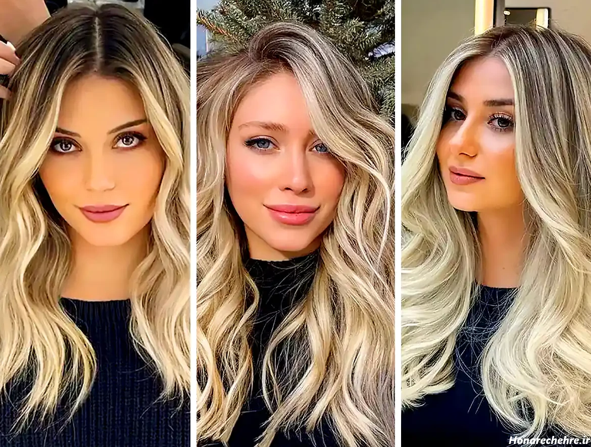 عکس دختر مو بلوند از پشت