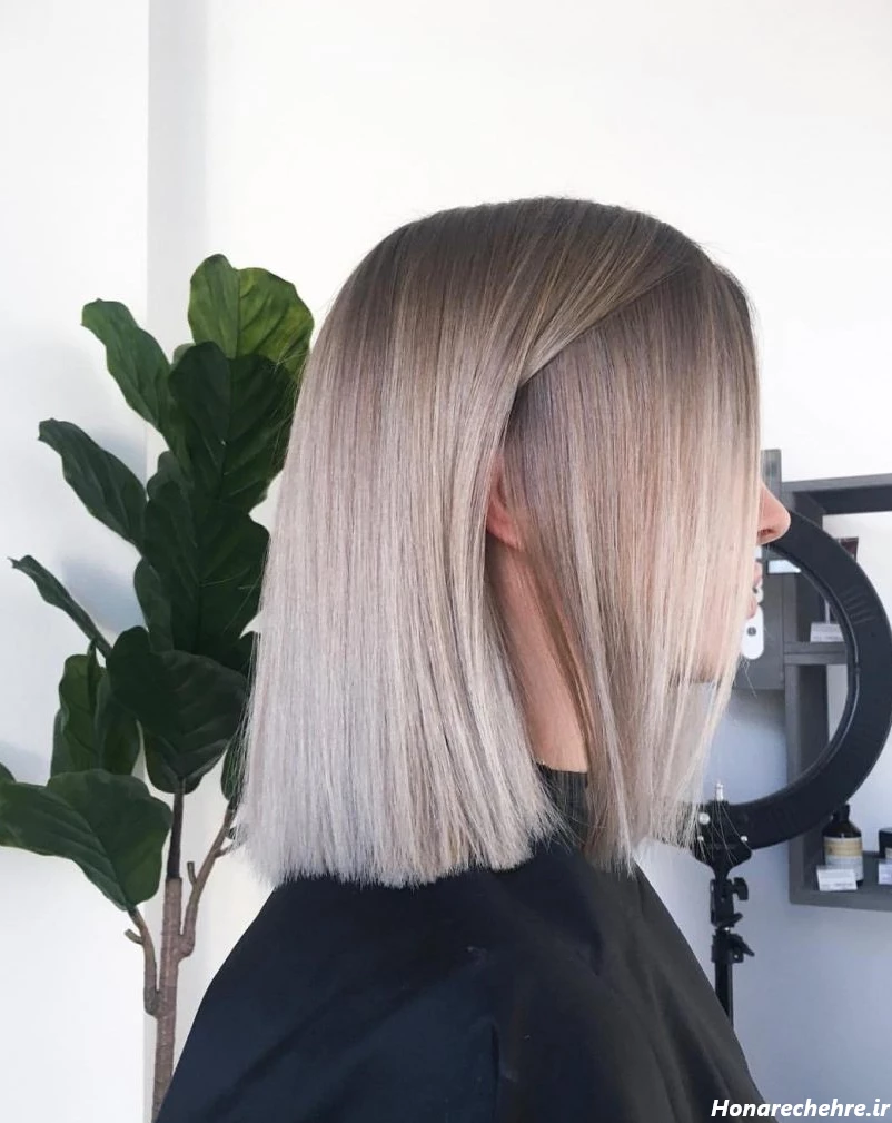 عکس دختر مو بلوند از پشت