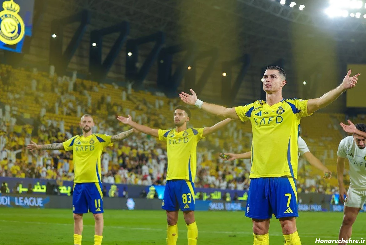 عکس شادی گل رونالدو