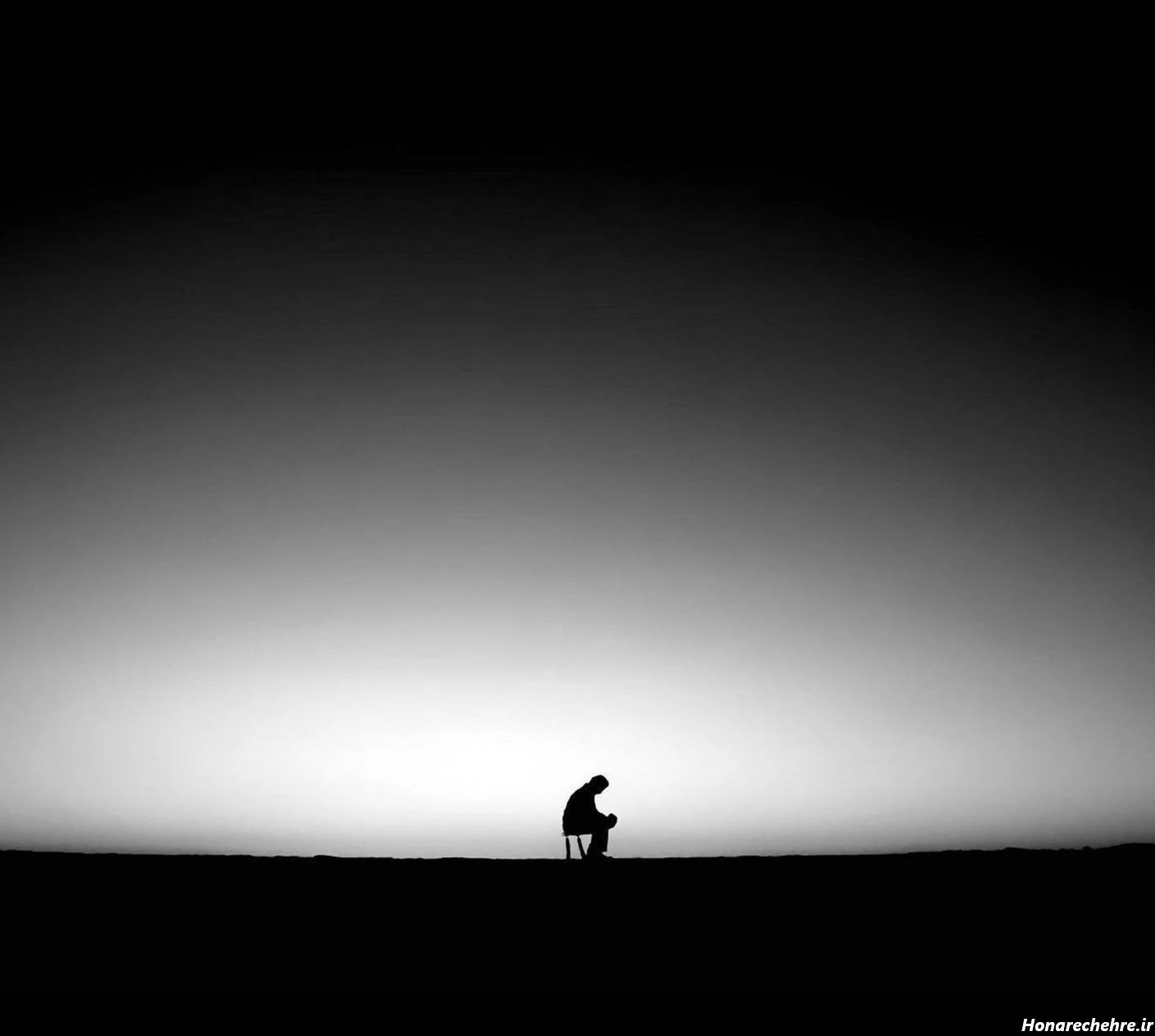 پروفایل مشکی ساده