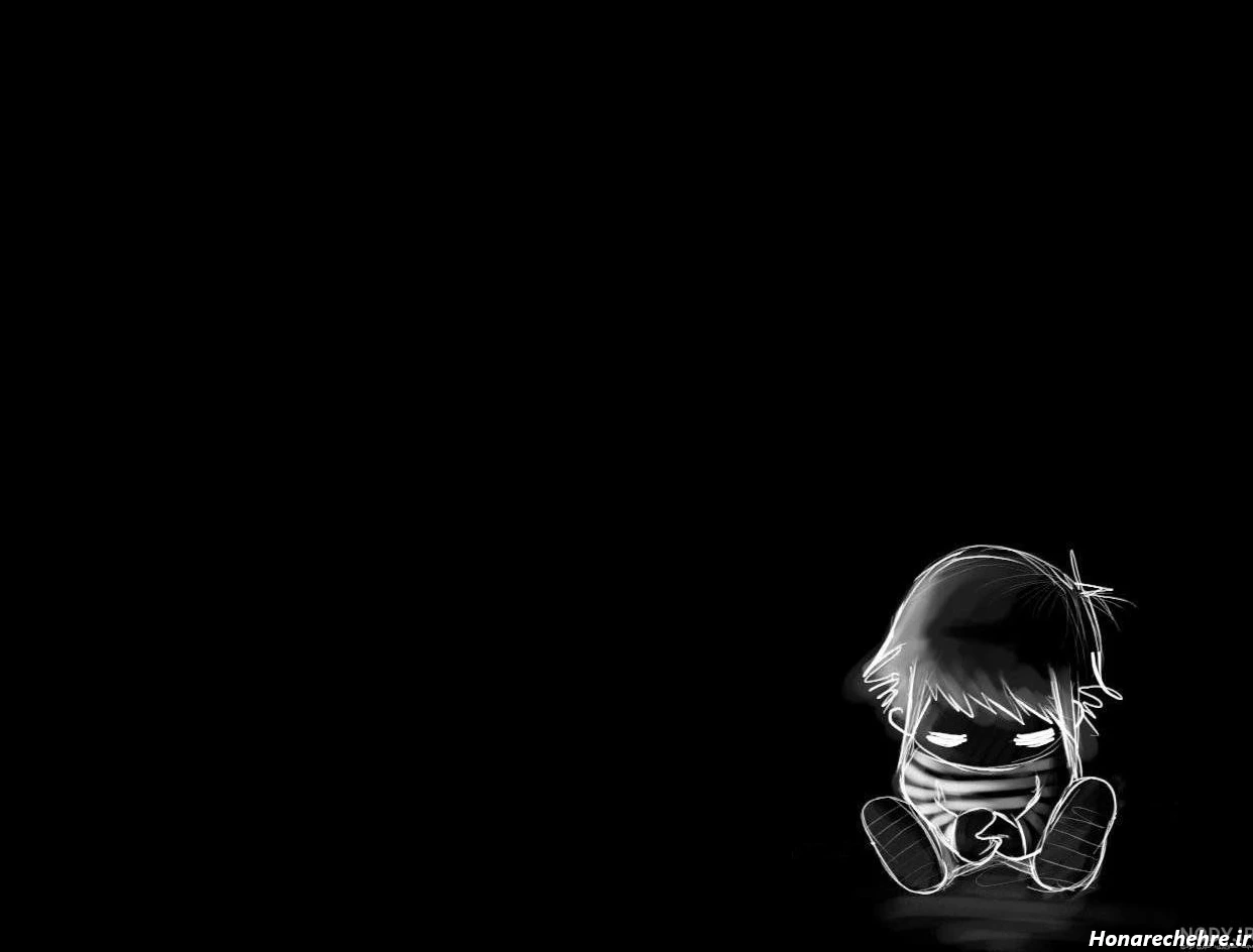 پروفایل مشکی ساده