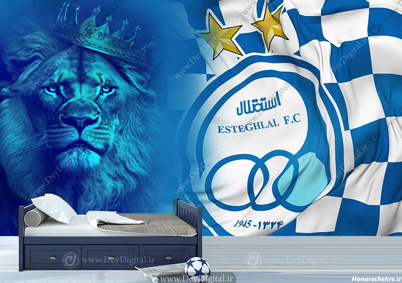 عکس استقلال شیر پرسپولیس موش