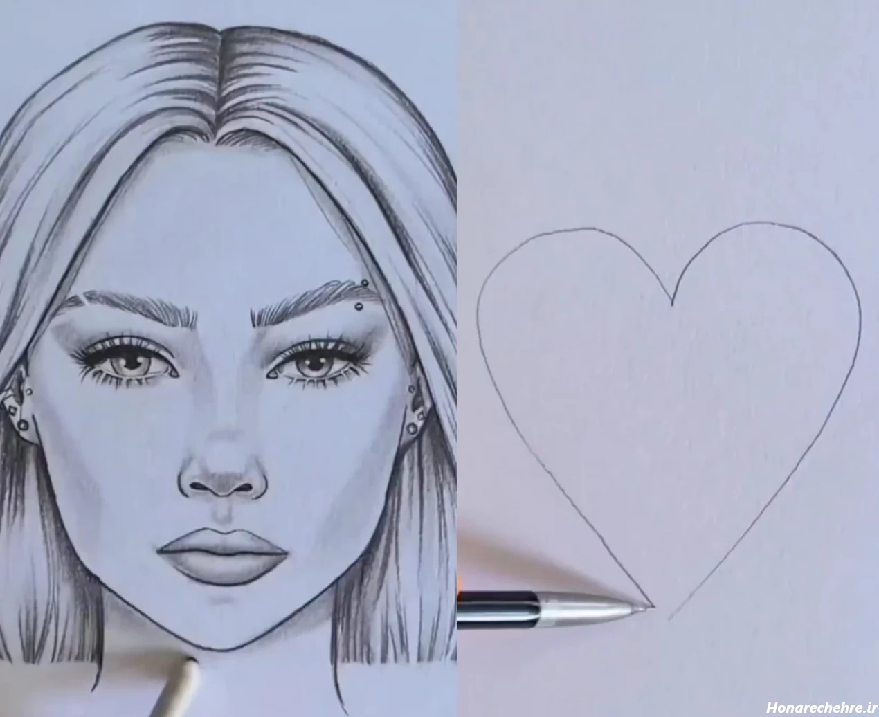 عکس چهره برای طراحی سیاه قلم ساده پسرانه