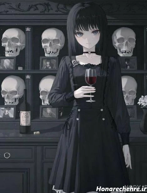 عکس انیمه کیوت سیاه پسرانه
