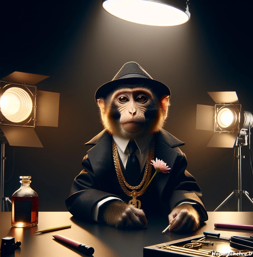 عکس میمون زشت خنده دار