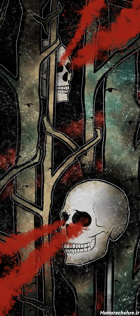 تصویر زمینه پسرانه ترسناک متحرک