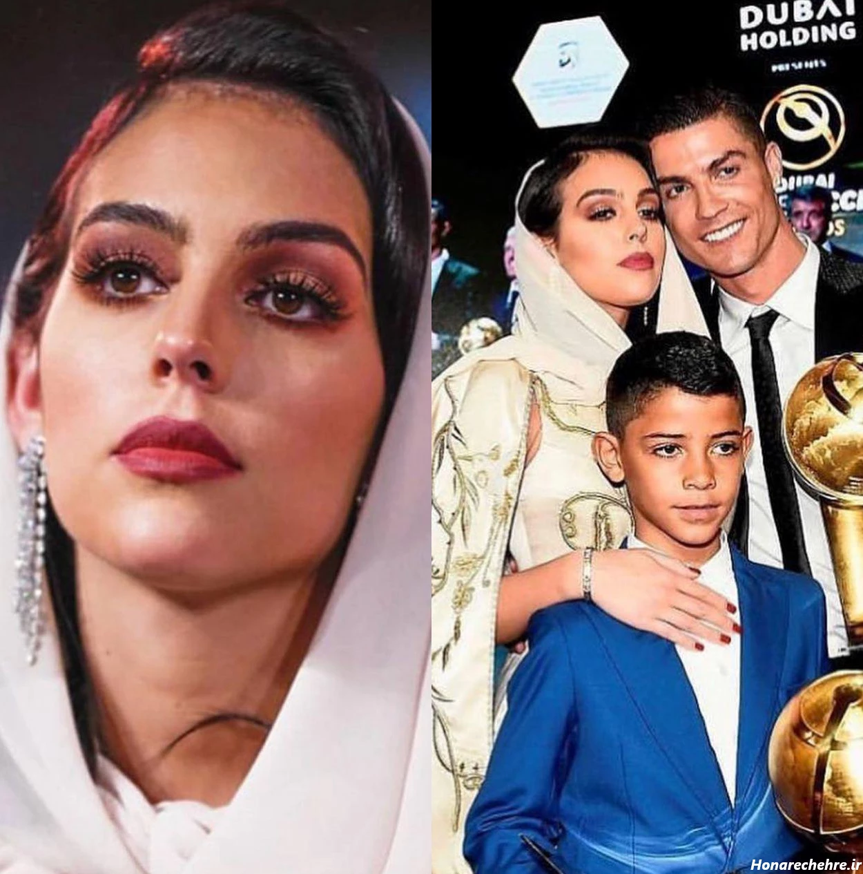 عکس جورجینا و رونالدو