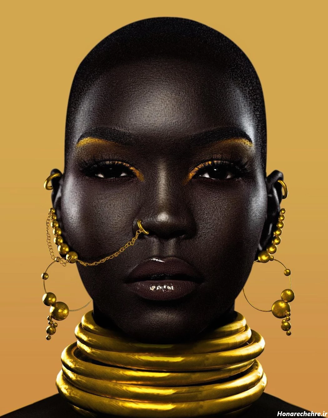 عکس مرد سیاه ترسناک