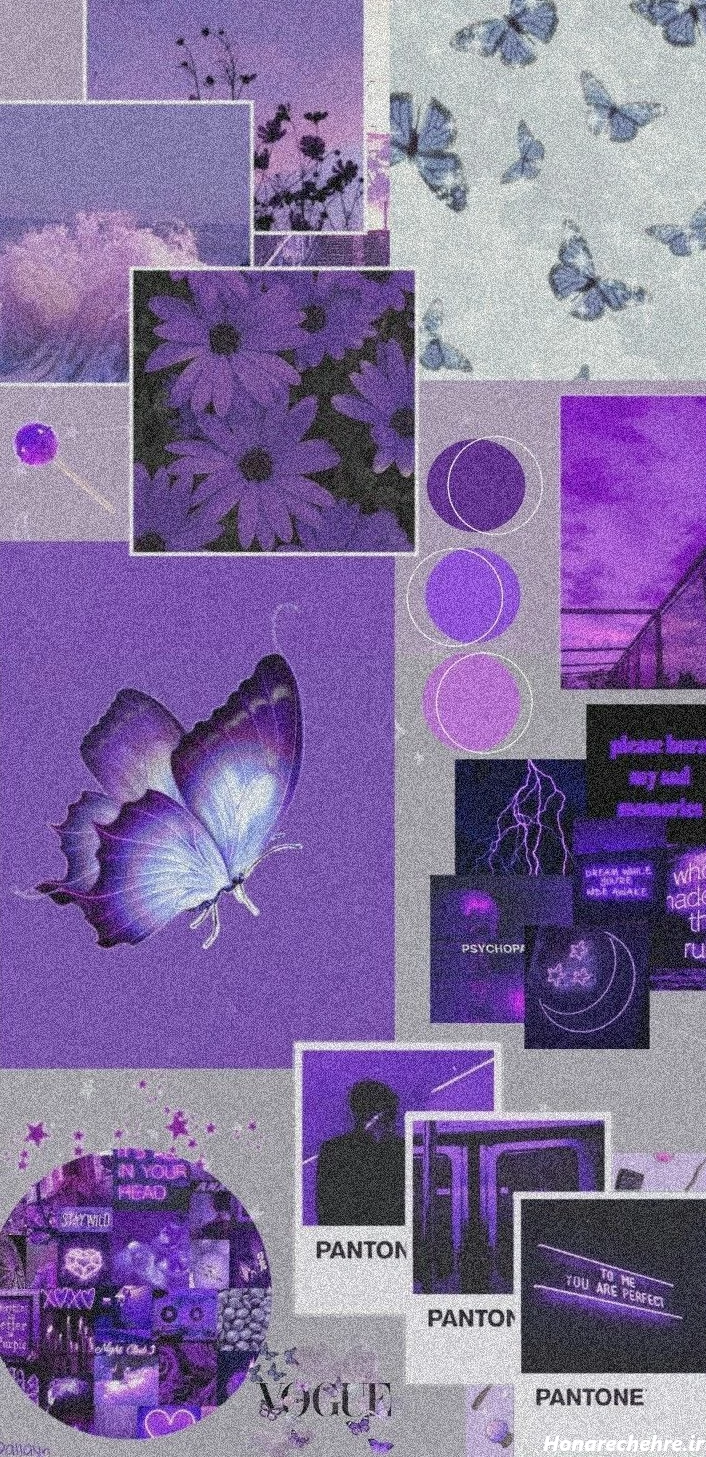 بک گراند بنفش ساده