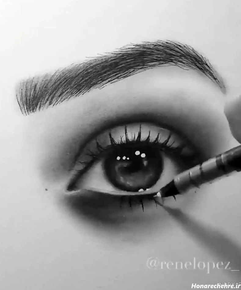 عکس چشم واقعی برای پروفایل