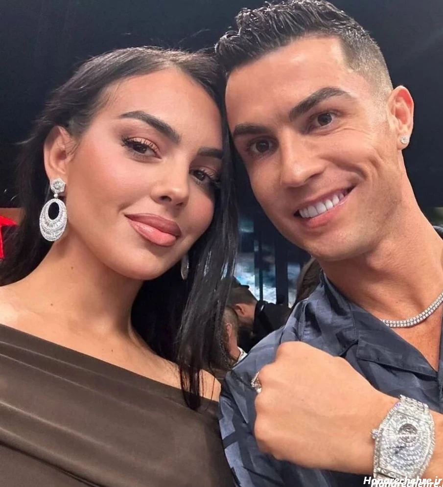 عکس جورجینا و رونالدو