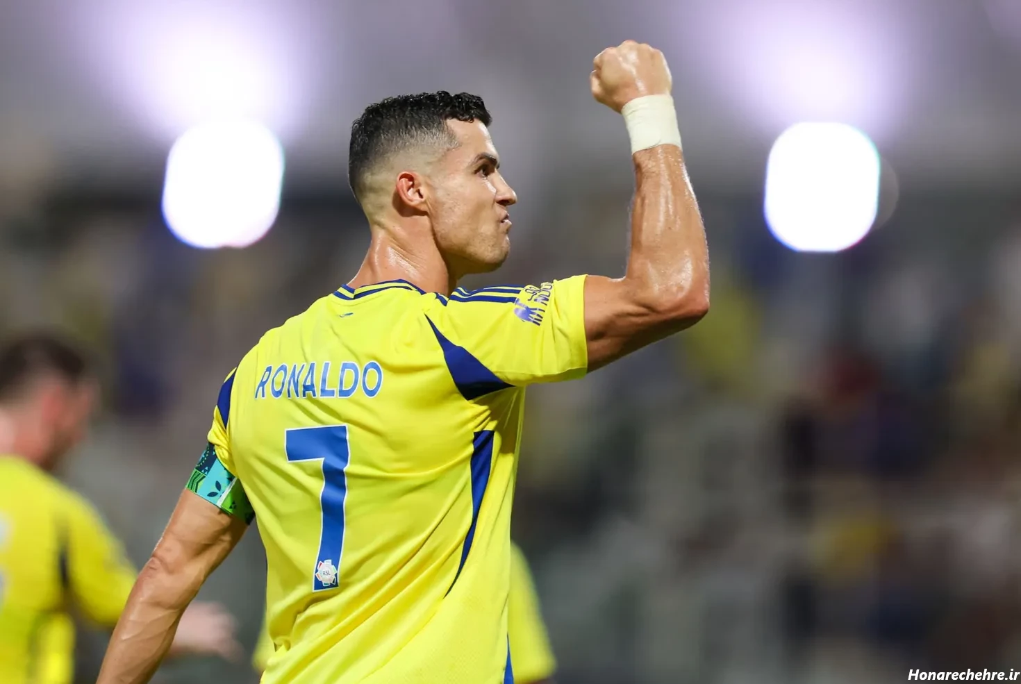 عکس شادی گل رونالدو