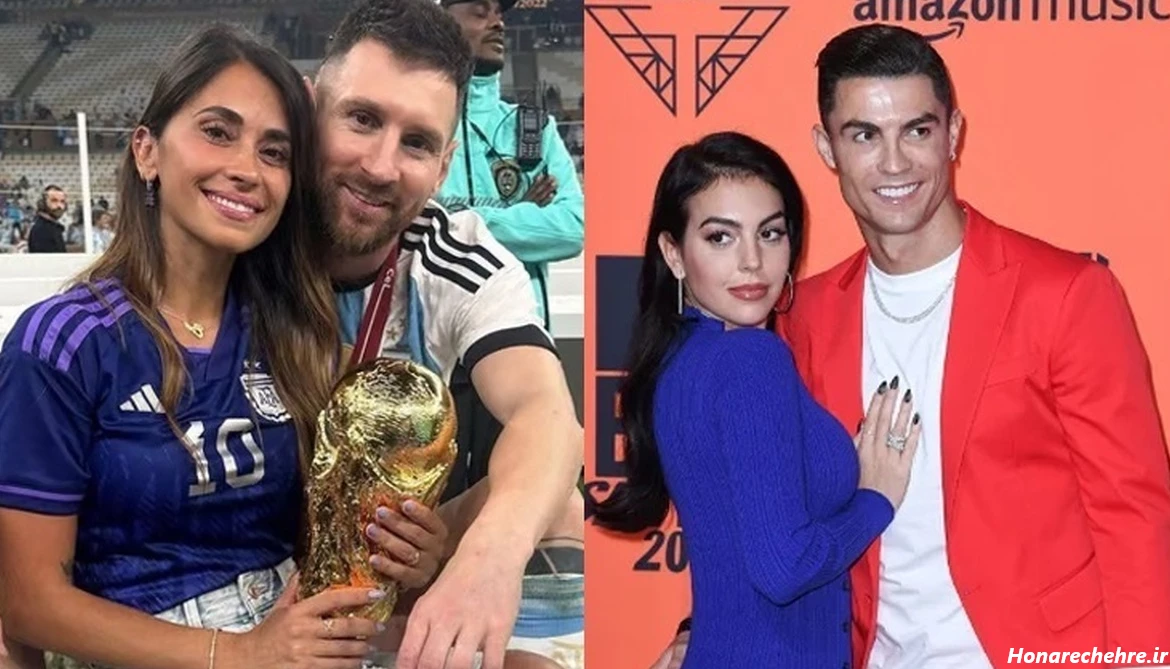 عکس جورجینا و رونالدو