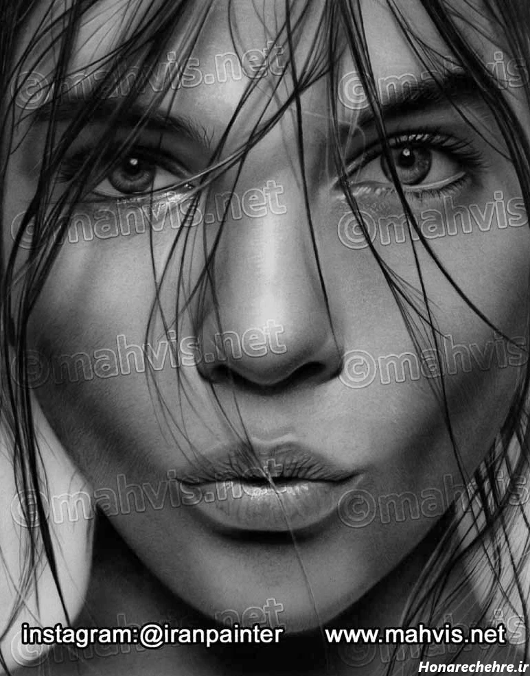 عکس چهره برای طراحی سیاه قلم ساده پسرانه