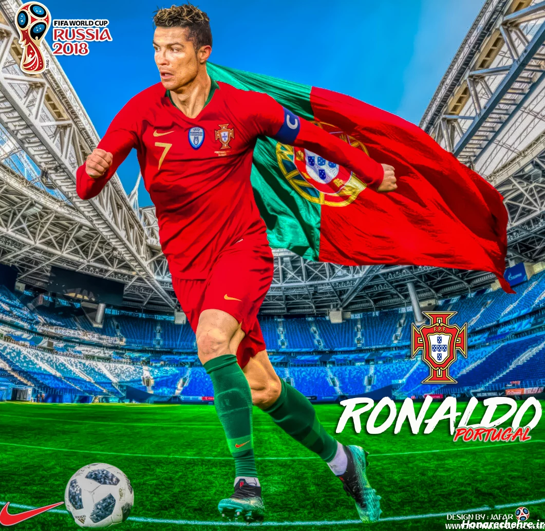عکس رونالدو با جام عربستان