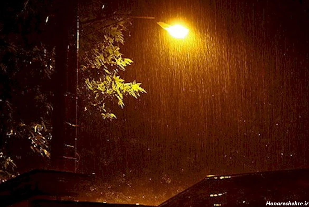 عکس باران واقعی