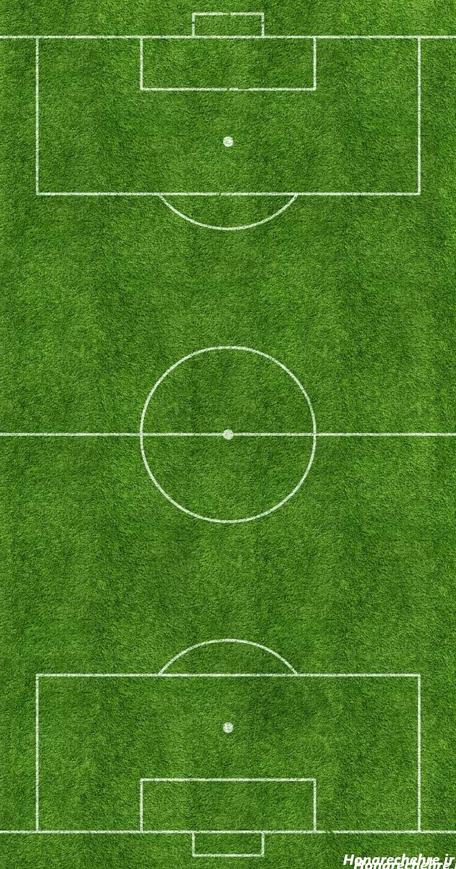 عکس چمن فوتبال طبیعی
