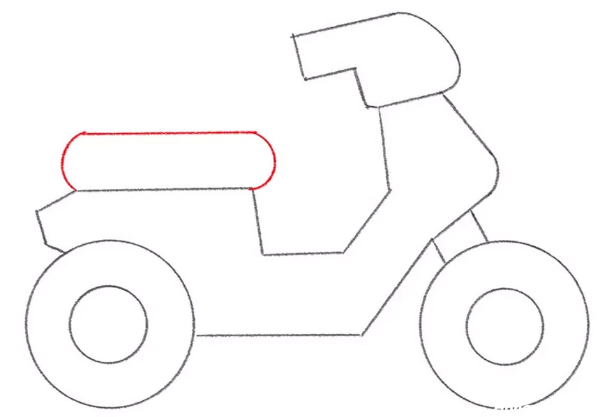 تکمیل صندلی نقاشی موتور