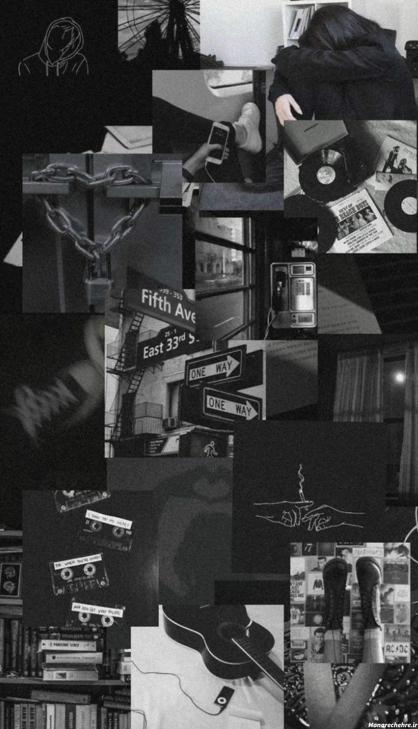 پروفایل مشکی ساده