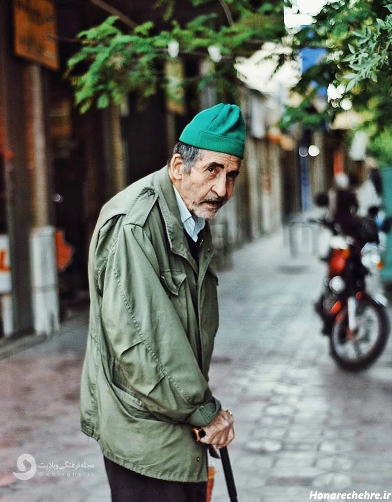 عکس پیرمرد برای پروفایل