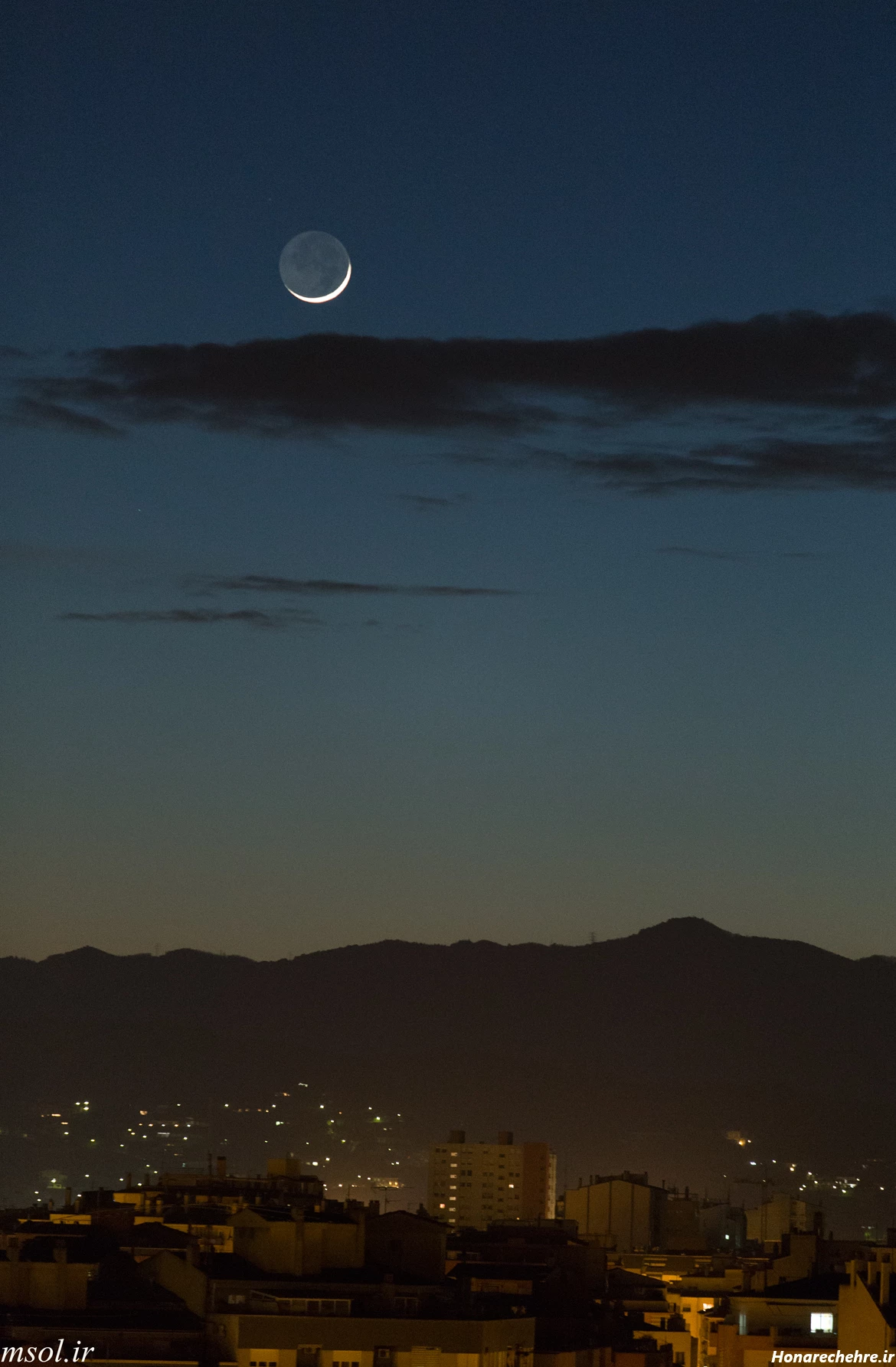 عکس ماه گرفتگی امشب ۱۶ شهریور