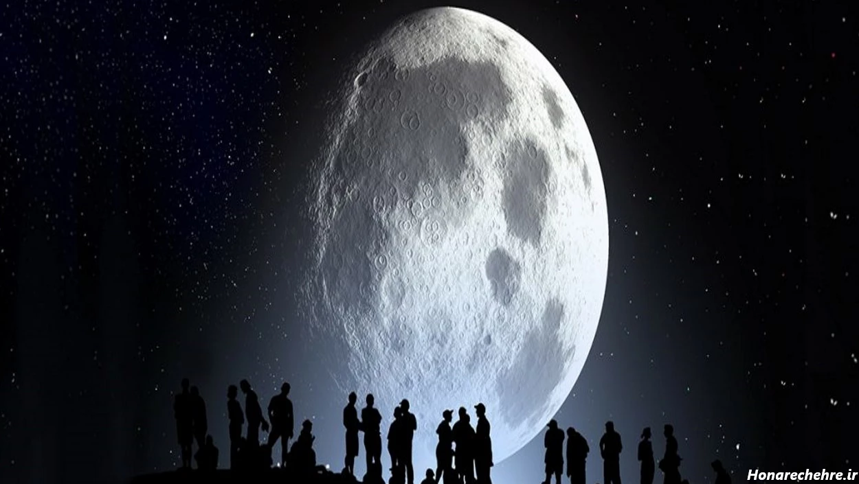 عکس ماه گرفتگی امشب ۱۶ شهریور