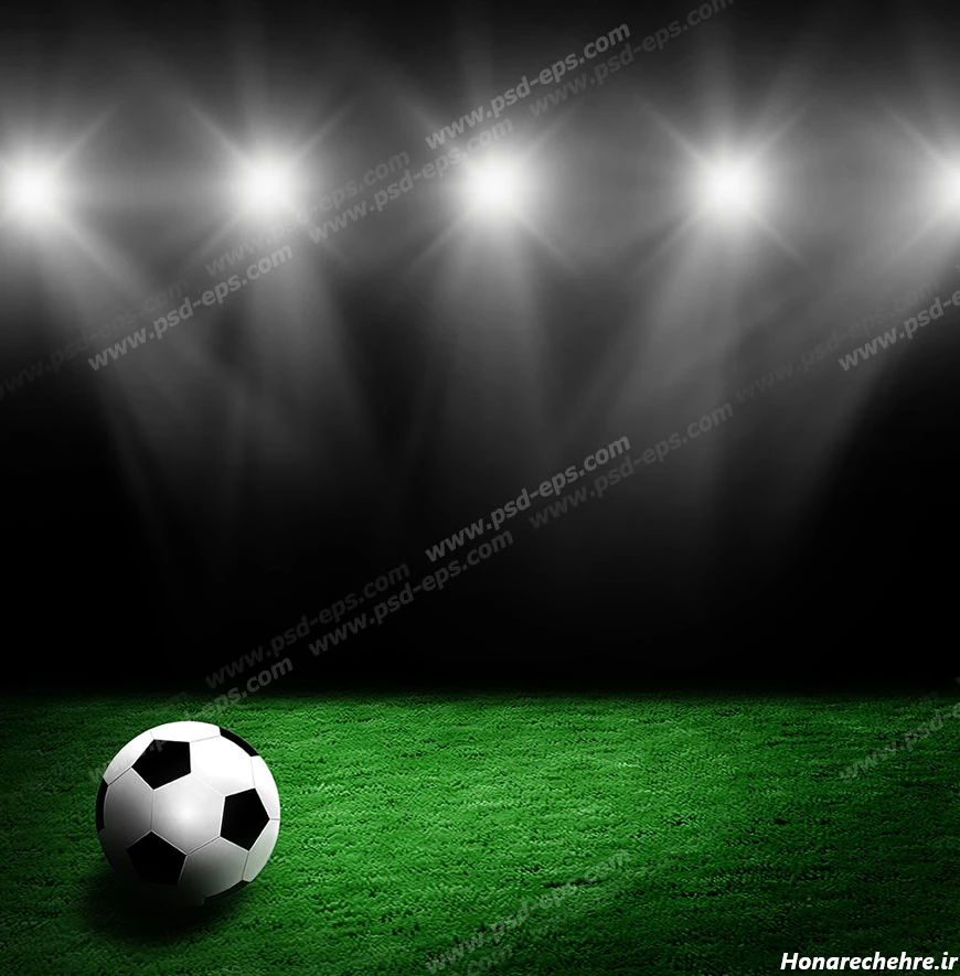 عکس چمن فوتبال طبیعی