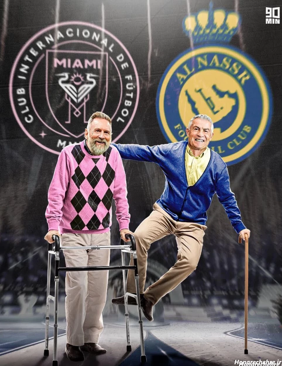 عکس مسی کچل خنده دار