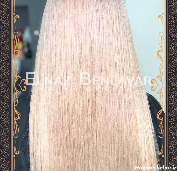 عکس دختر مو بلوند از پشت