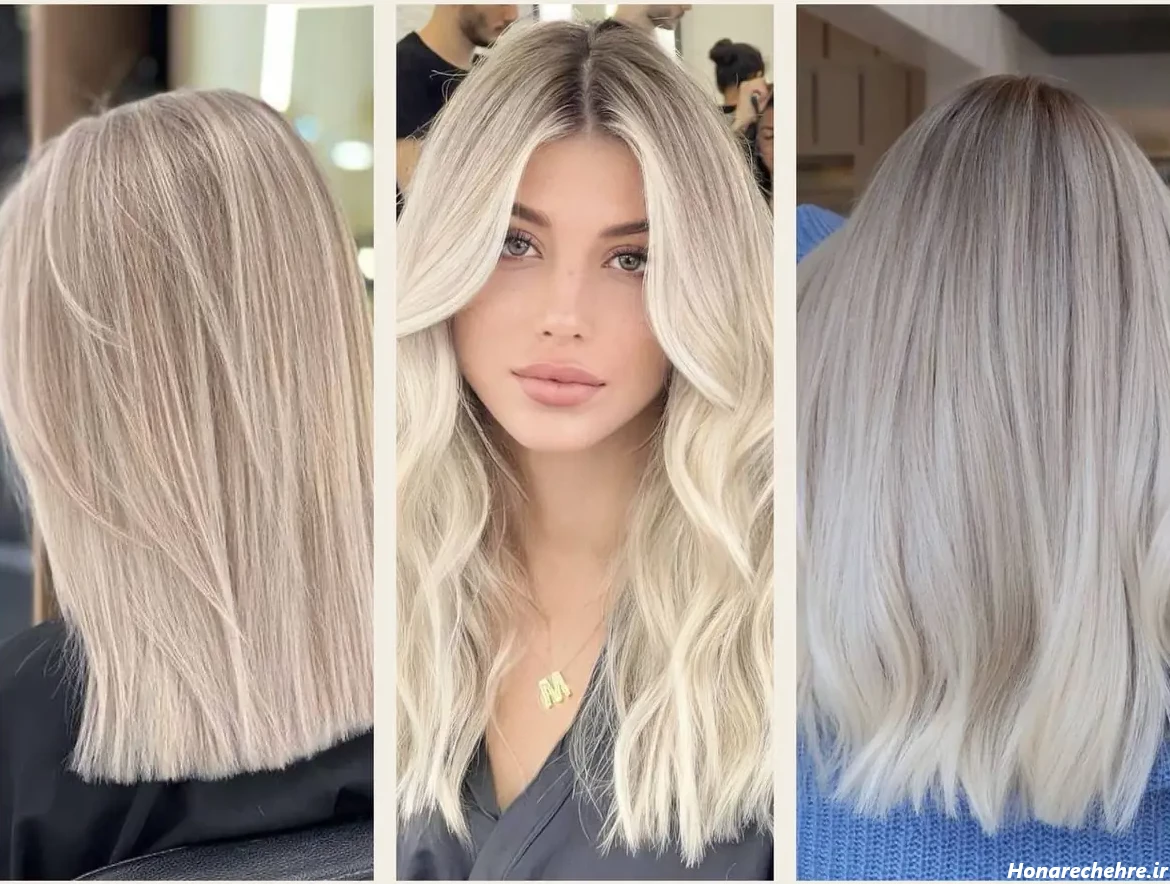 عکس دختر مو بلوند از پشت