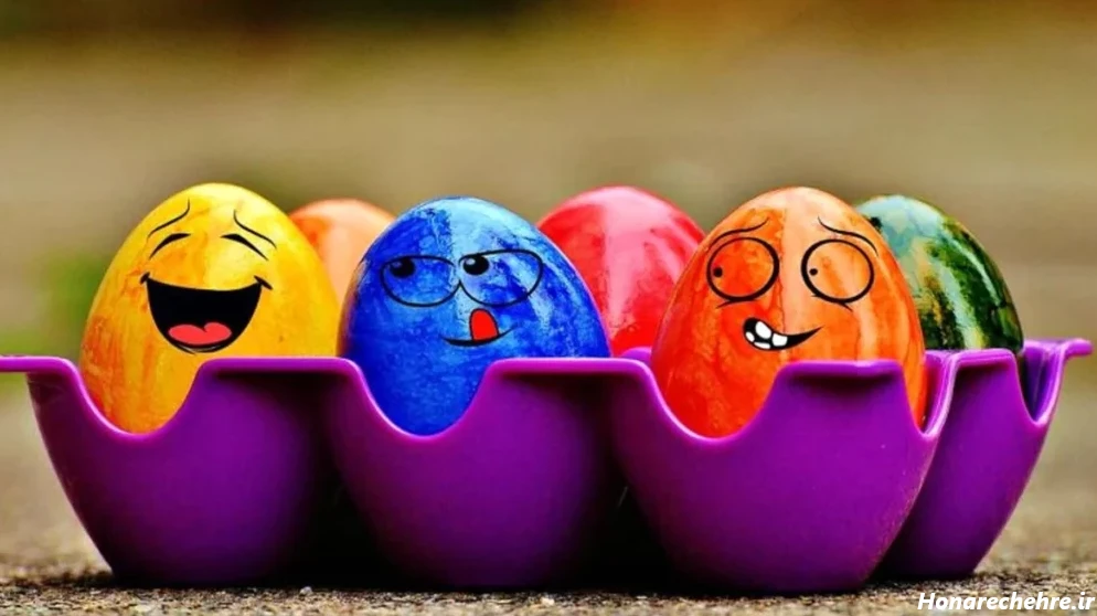 تزئین تخم مرغ عید