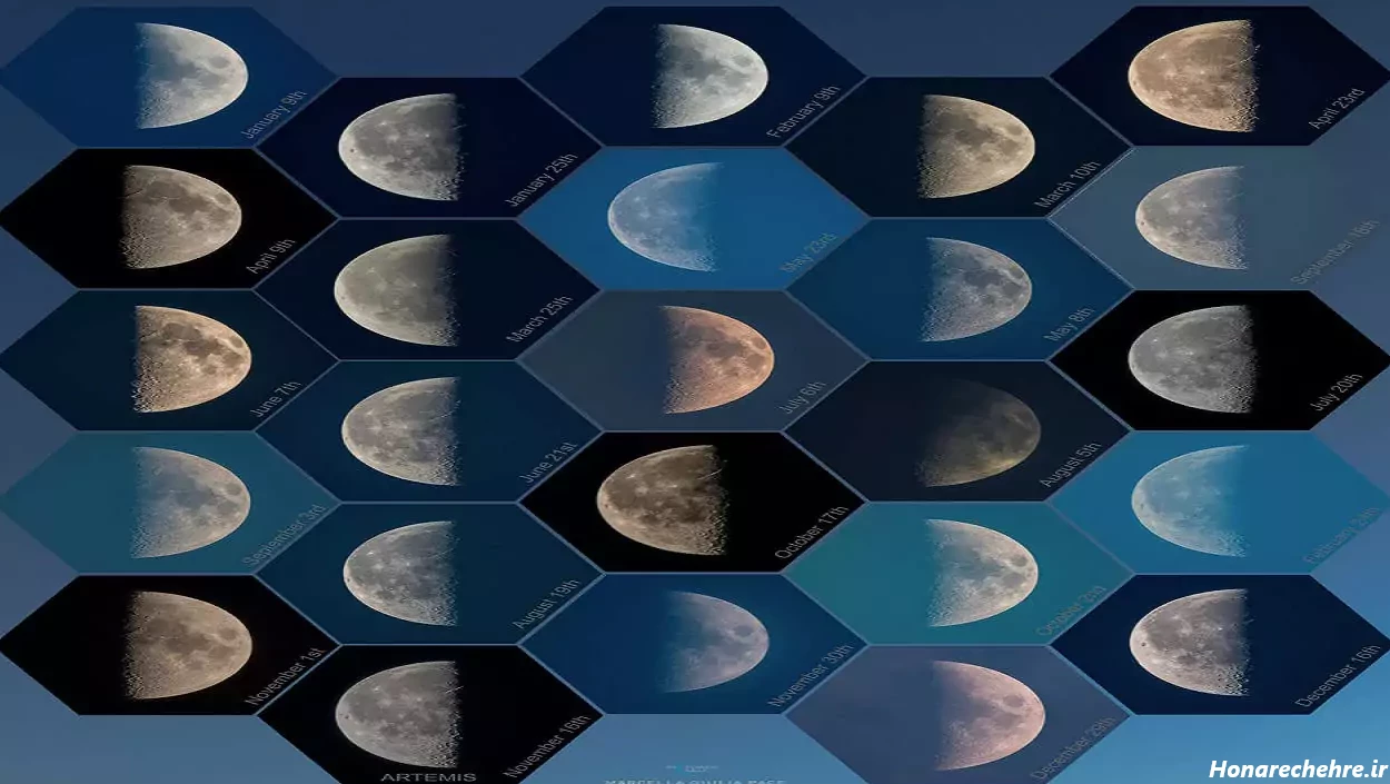 عکس ماه گرفتگی امشب ۱۶ شهریور