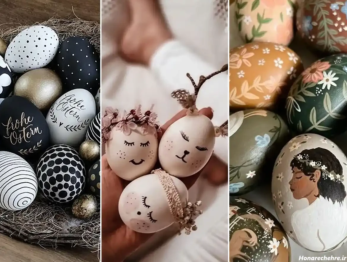 15 مدل تخم مرغ رنگی خاص برای عید نوروز