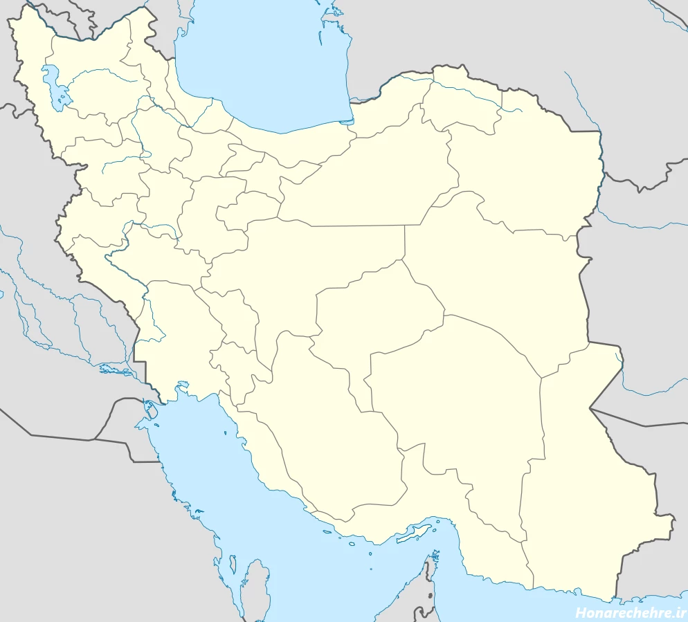 عکس نقشه ی خام ایران - عکس نودی