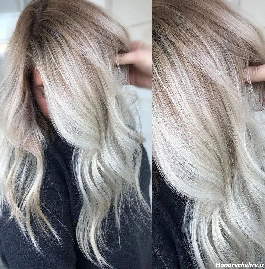 عکس دختر مو بلوند از پشت