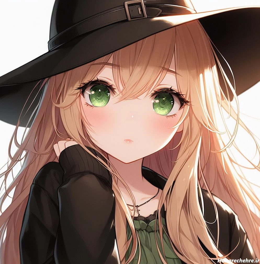 عکس انیمه کیوت صورتی