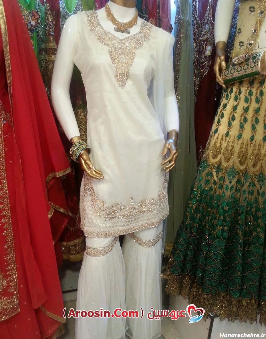 مدل لباس افغانی کشی ساده