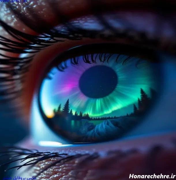 عکس چشم واقعی برای پروفایل