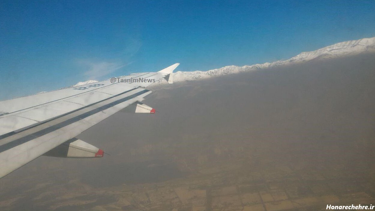 عکس هواپیما در شب