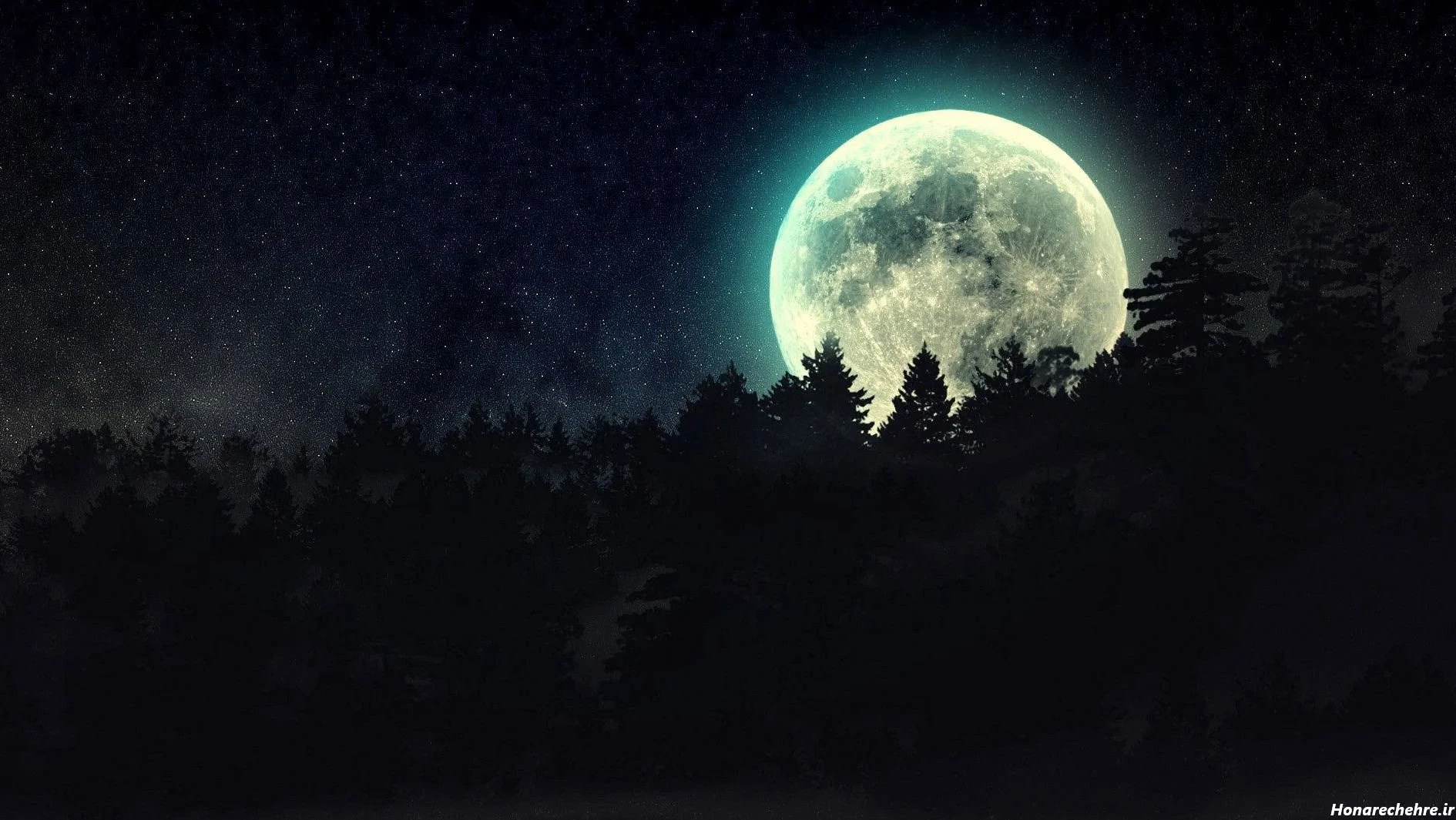 عکس ستاره واقعی در شب از نزدیک