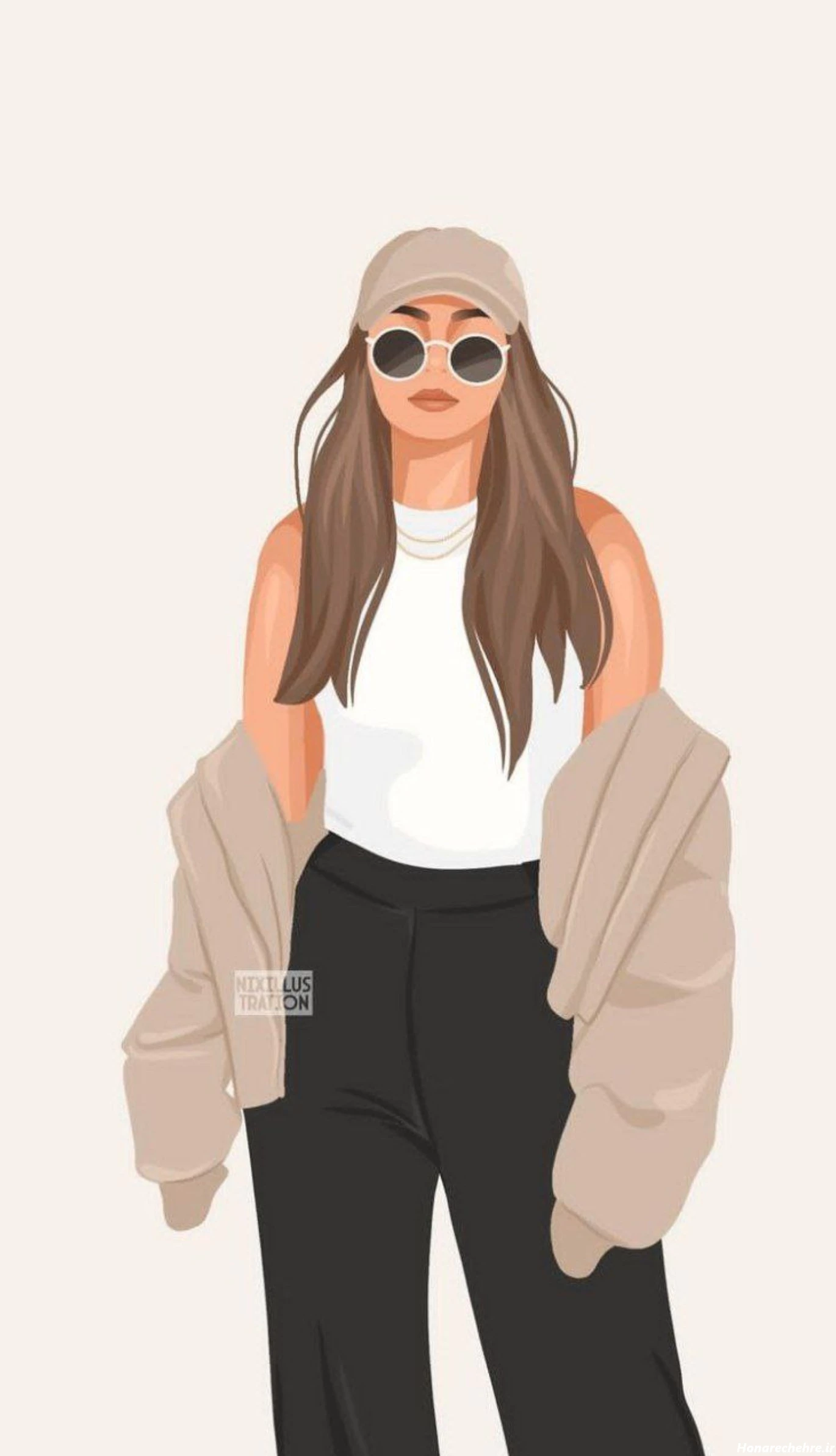 عکس دختر بدون چهره سیاه سفید