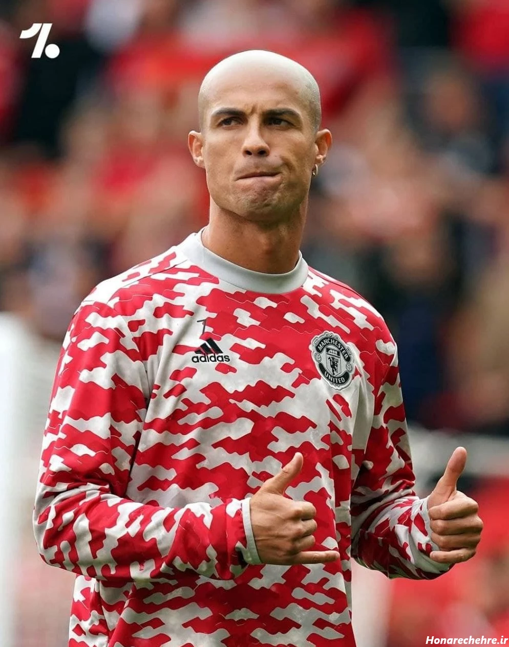 عکس مسی کچل بی دندون