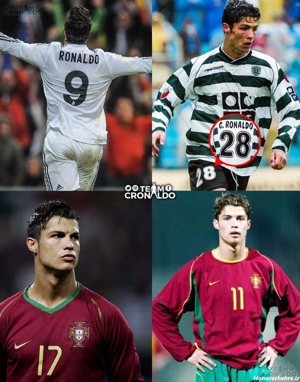 عکس رونالدو در منچستر یونایتد قدیم