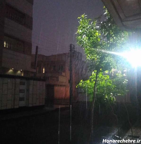 عکس باران واقعی