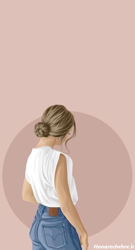 عکس دختر بدون چهره سیاه سفید