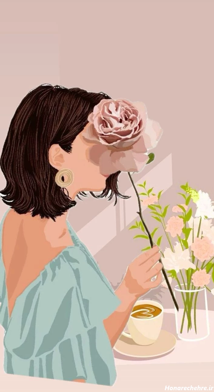 عکس دختر بدون چهره سیاه سفید