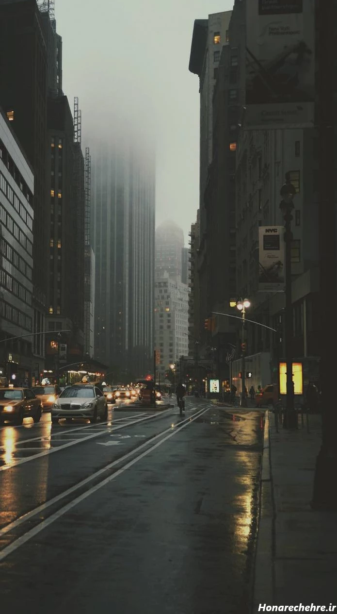 عکس باران واقعی