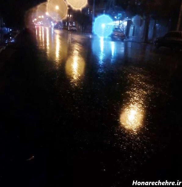 عکس باران واقعی