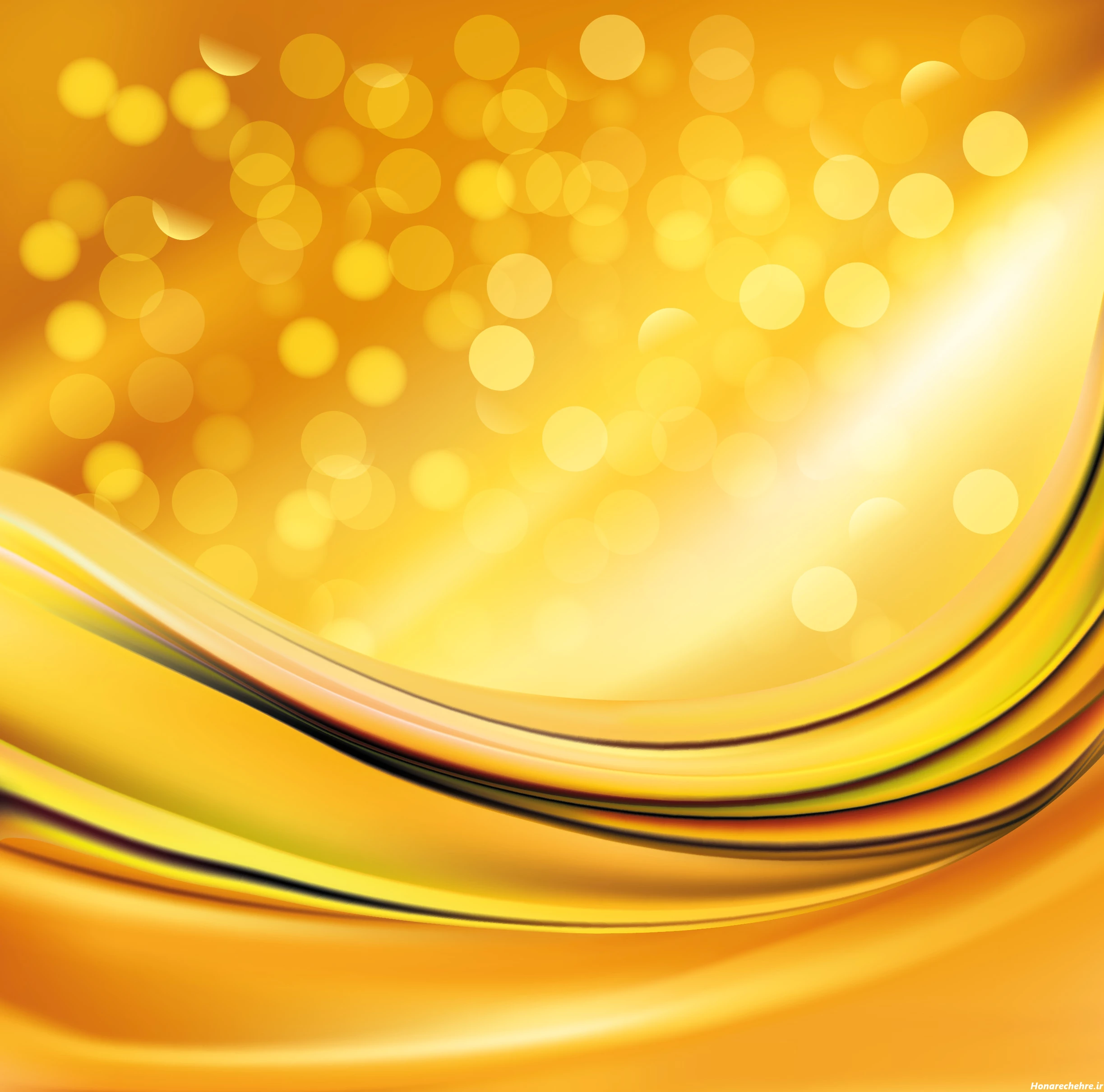 تصویر زمینه مشکی طلایی دخترانه